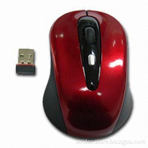 Optical Mouse with Five Button and 2.4GHz Operating Frequency